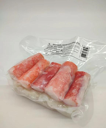 Мясо краба камчатского микс 0,250кг Фото Мясо краба камчатского микс 0,250кг