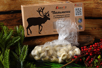 Превью Пельмени из северного оленя с можжевеловыми ягодами 500 г