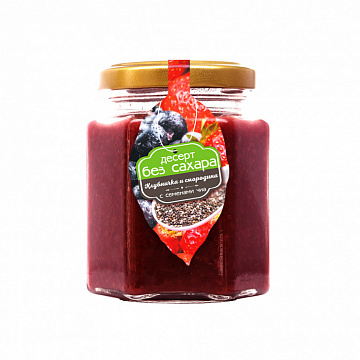 Фото Десерт без сахара (клубника и смородина)