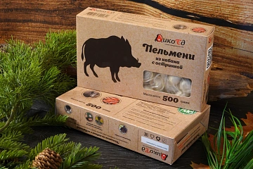 Пельмени из кабана с остринкой 5 кг. Фото Пельмени из кабана с остринкой 5 кг.