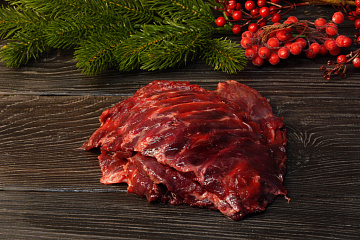 Фото Ребра бобра замороженные (без наружных пленок)