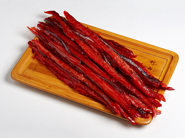 Фото Горбуша соломка "премиум" (рыба разделанная, солено-сушеная)