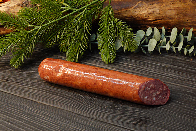 Превью Полукопченая колбаса из бобра