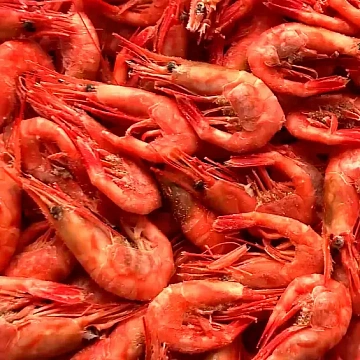 Фото Креветка северная варено-мороженая неразделанная МАГАДАНСКАЯ 80/130