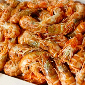 Креветка Шримс Козырьковый 70/90 варено-мороженая неразделанная Фото Креветка Шримс Козырьковый 70/90 варено-мороженая неразделанная