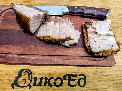 Превью Грудинка кабана копченая