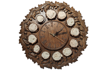 Часы большие с животными (под заказ) Фото Часы большие с животными (под заказ)