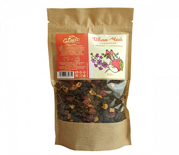 Фото Иван-чай традиционный с яблоком и шиповником 150 г.