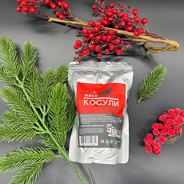 Тушеное мясо косули (в реторт-пакете) Фото Тушеное мясо косули (в реторт-пакете)